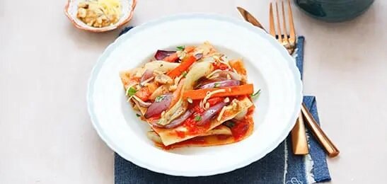 Recept: Lasagne met gegrilde groente