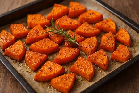 Recept: Geroosterde biologische oranje pompoen