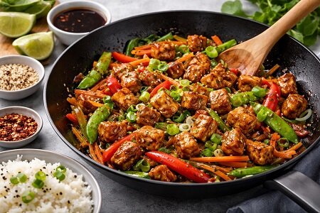 Recept: Asian Tempeh Stir-Fry