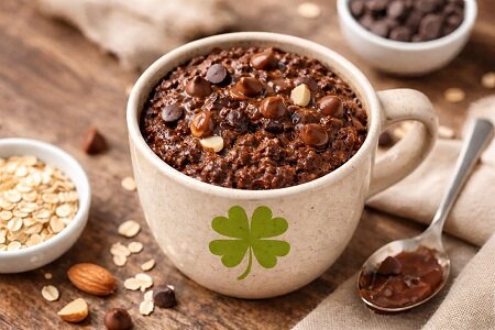 Recept: Snelle chocoladepasta mug cake