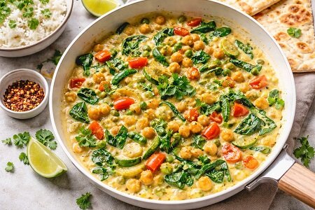 Recept: Romige yoghurt-groentecurry (vegetarisch)