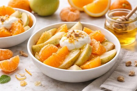 Recept: Citrus-perensalade met honing