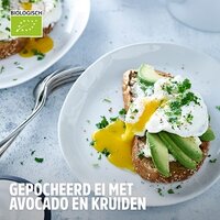 Recept: gepocheerd ei met avocado