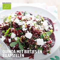 Recept: Quinoa met bietjes en raapstelen