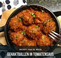 Recept: Gehaktballen in tomatensaus