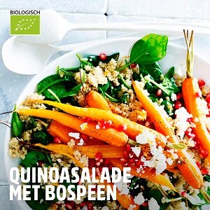Recept: Quinoasalade met bospeen