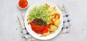 Recept: Gegrilde tartaar met paprikasaus