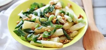 Recept: Asperges met noten