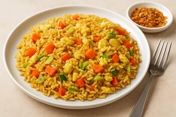 Recept: Snelle nasi met groenten en ei