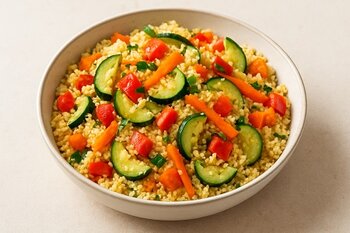 Recept: Snelle couscous met groenten