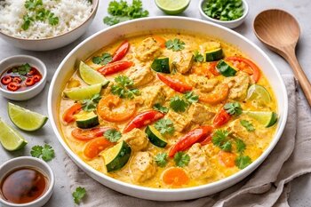 Recept: Thaise gele curry