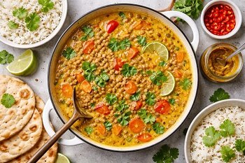 Recept: Berglinzen curry