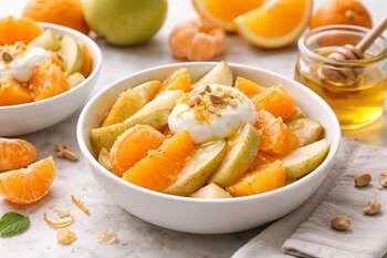 Recept: Citrus-perensalade met honing